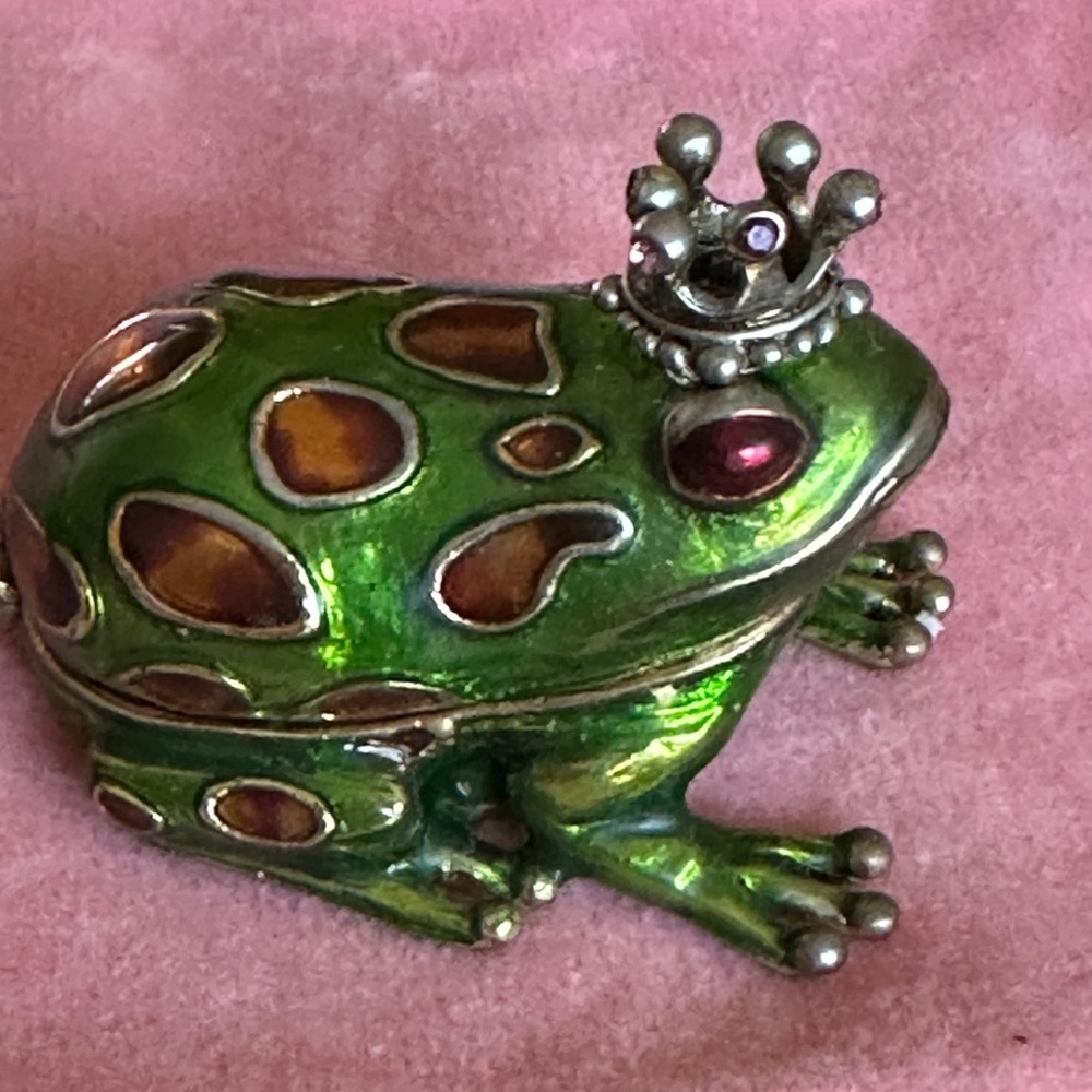 Monet Vintage Prince Frog Keepsake